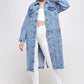 NON-STRETCH THIRD QUARTER DENIM JACKET Denim Jacket Light Blue S 