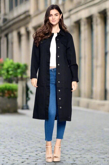 The Original Blue Age Non-Stretch Three-Quarter Denim Jacket