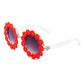 Round Daisy Flower Shape Circle Floral Sunglasses Sunglasses   