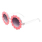 Round Daisy Flower Shape Circle Floral Sunglasses Sunglasses   