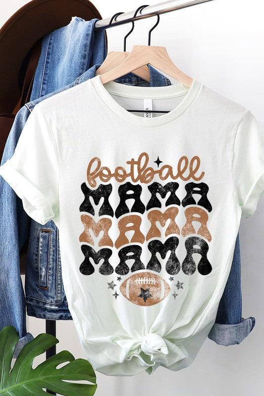 Football Mama: Game Day Graphic Tee - Three Mad Hatters Mercantile 