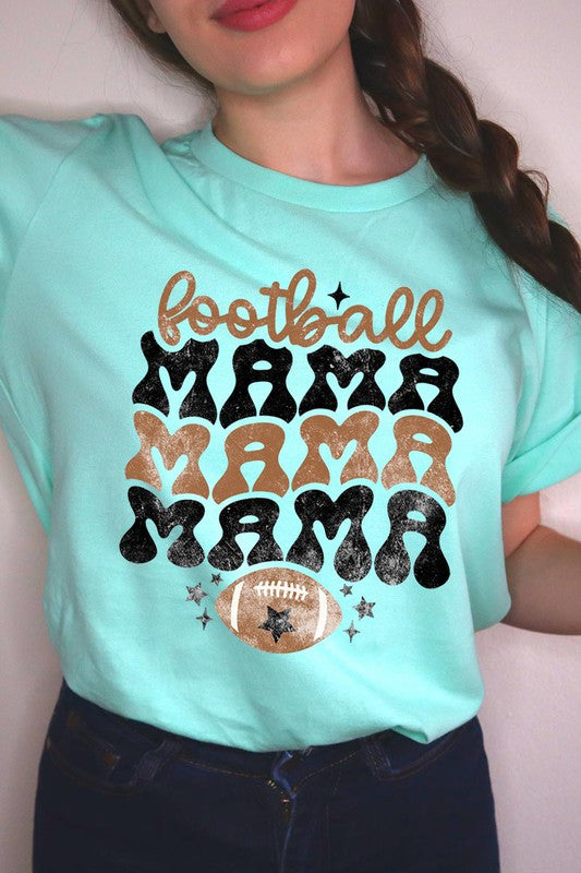 FOOTBALL MAMA SHORT SLEEVE T- Shirt MINT S 