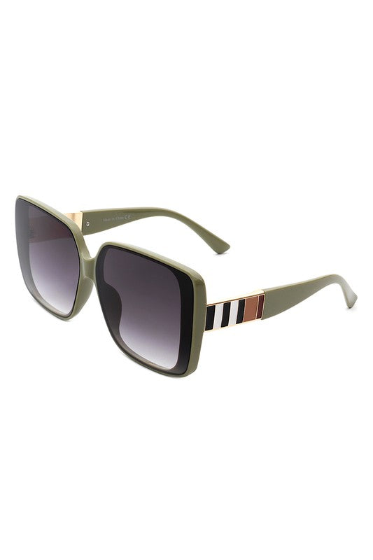 Square Retro Fashion Flat Top Women Sunglasses Sunglasses   