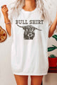 BULL SHIRT GRAPHIC T-SHIRT  WHITE SMALL 