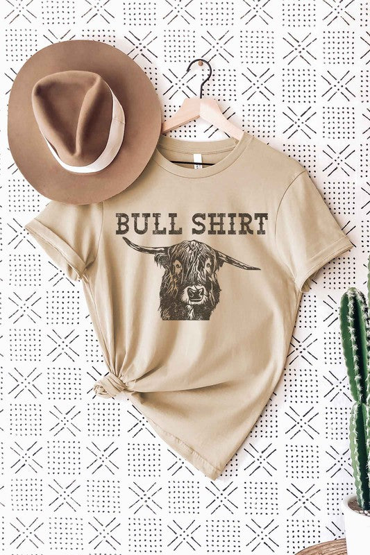 BULL SHIRT GRAPHIC T-SHIRT  SAND SMALL 