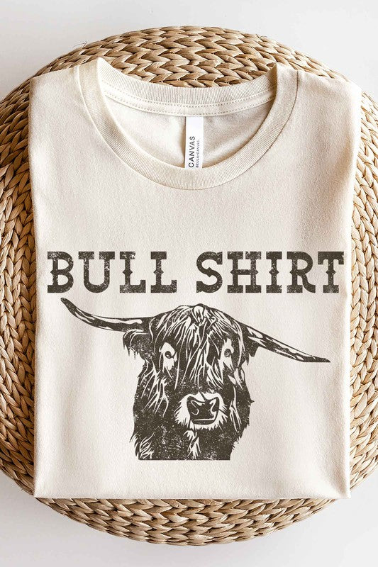 BULL SHIRT GRAPHIC T-SHIRT  IVORY SMALL 