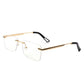 Rectangle Rimless Retro Flat top Sunglasses Sunglasses   