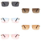 Rectangle Rimless Retro Flat top Sunglasses Sunglasses   