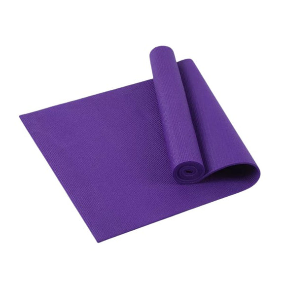 Performance Yoga Mat with Carrying Straps Yoga Mat Purple One Size 