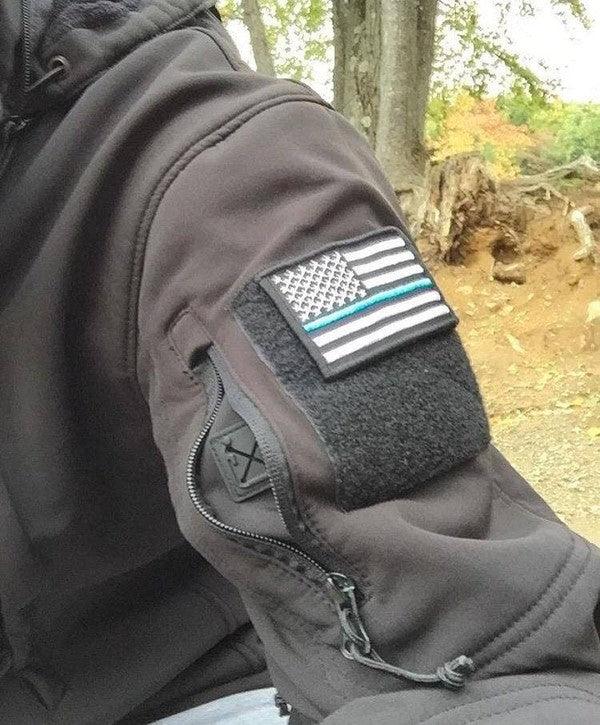 Tactical USA Flag Patch with Velcro Backing - Three Mad Hatters Mercantile 