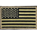 Tactical USA Flag Patch with Velcro Backing
