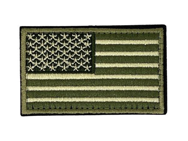 Tactical USA Flag Patch with Velcro Backing - Three Mad Hatters Mercantile 