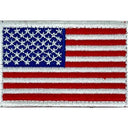 Tactical USA Flag Patch with Velcro Backing