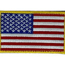 Tactical USA Flag Patch with Velcro Backing