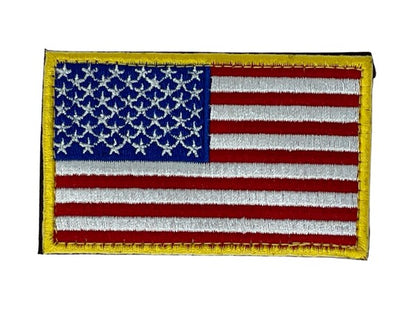 Tactical USA Flag Patch with Velcro Backing USA Flag Patch Yellow Red White/Blue One Size 