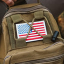 Tactical USA Flag Patch with Velcro Backing