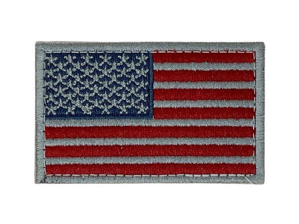Tactical USA Flag Patch with Velcro Backing - Three Mad Hatters Mercantile 