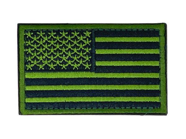 Tactical USA Flag Patch with Velcro Backing - Three Mad Hatters Mercantile 