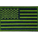 Tactical USA Flag Patch with Velcro Backing