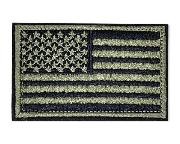 Tactical USA Flag Patch with Velcro Backing - Three Mad Hatters Mercantile 