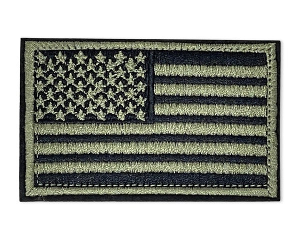 Tactical USA Flag Patch with Velcro Backing USA Flag Patch Marine Green One Size 