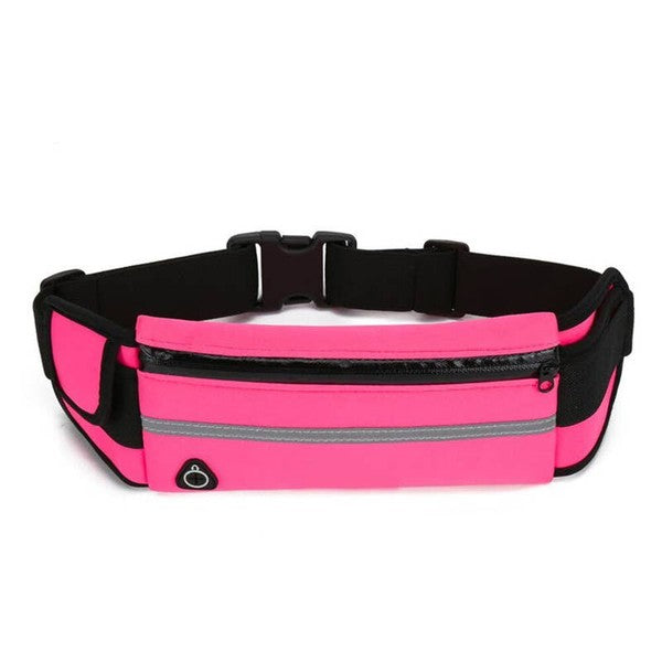 Velocity Water-Resistant Running Belt Fanny Pack Fanny Pack Rose Red One Size 