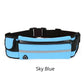 Velocity Water-Resistant Running Belt Fanny Pack Fanny Pack Sky Blue One Size 