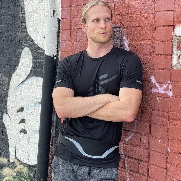Water Resistant Sport Waist Pack Running Belt - Three Mad Hatters Mercantile 