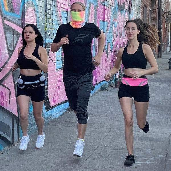 Water Resistant Sport Waist Pack Running Belt - Three Mad Hatters Mercantile 