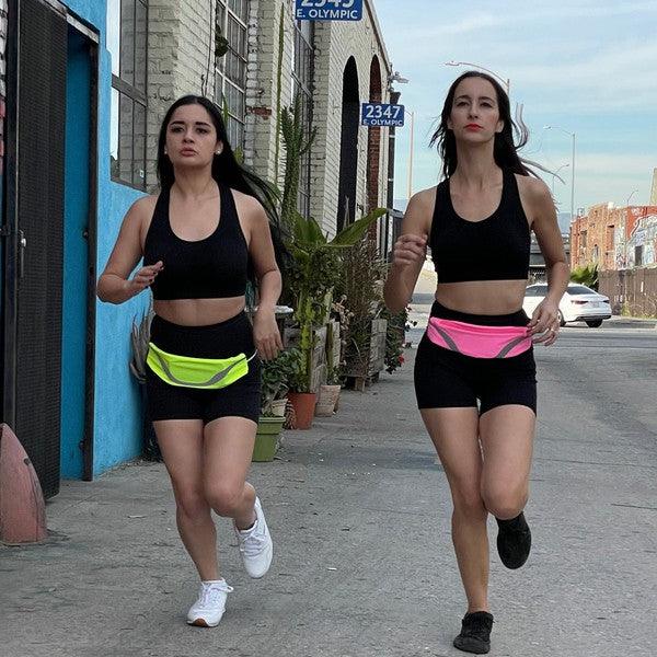 Water Resistant Sport Waist Pack Running Belt - Three Mad Hatters Mercantile 