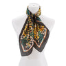 Floral Whimsy: Silk-Inspired Square Scarf