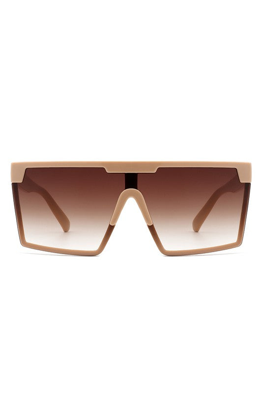 Oversize Square Flat Top Fashion Women Sunglasses Oversize Sunglasses   