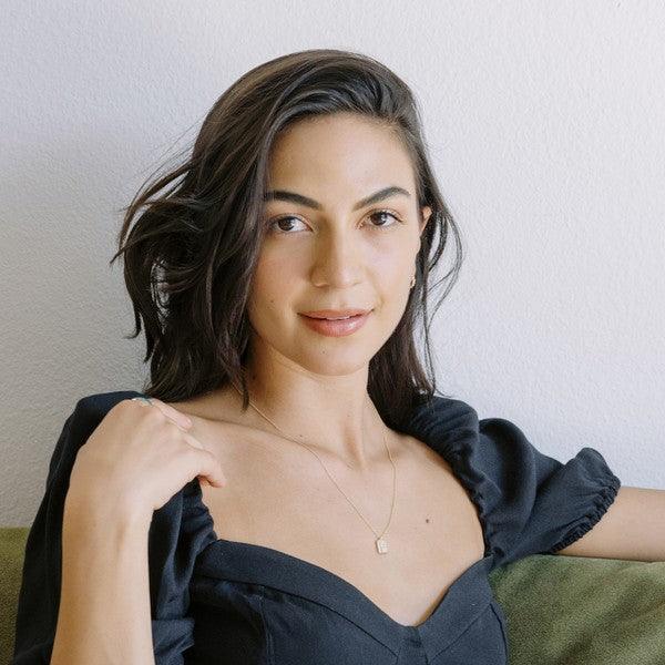 Libi Pink Crystal Heart Necklace - Three Mad Hatters Mercantile 