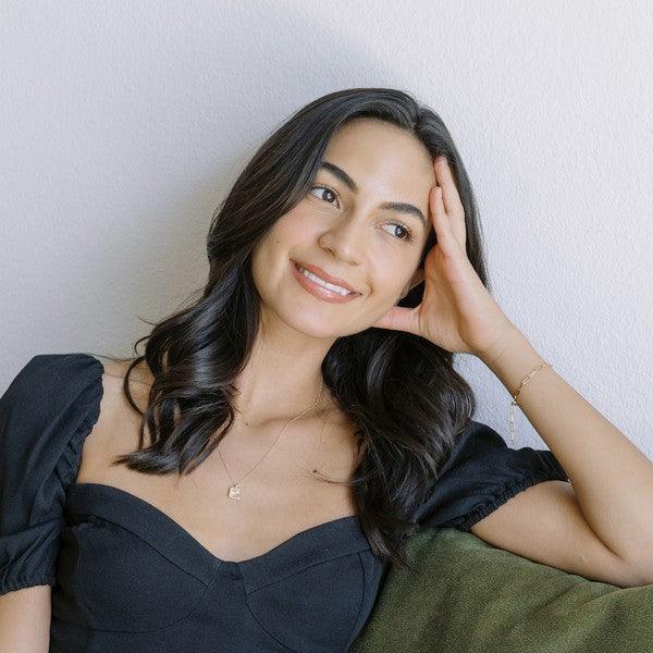 Libi Pink Crystal Heart Necklace - Three Mad Hatters Mercantile 