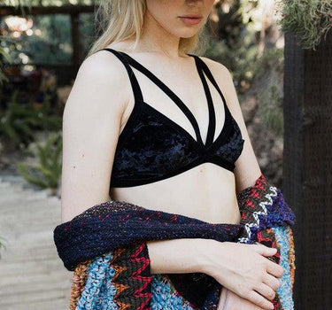 Crushed Velvet Bralette