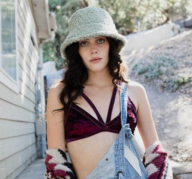 Crushed Velvet Bralette