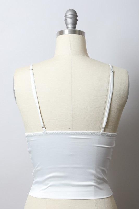 Longline Satin Top - Three Mad Hatters Mercantile 