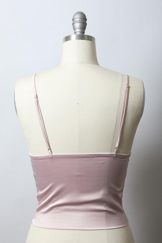 Longline Satin Top - Three Mad Hatters Mercantile 