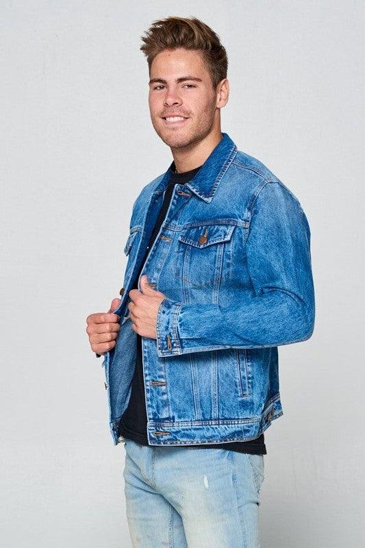 Men's Denim Jacket - Three Mad Hatters Mercantile 