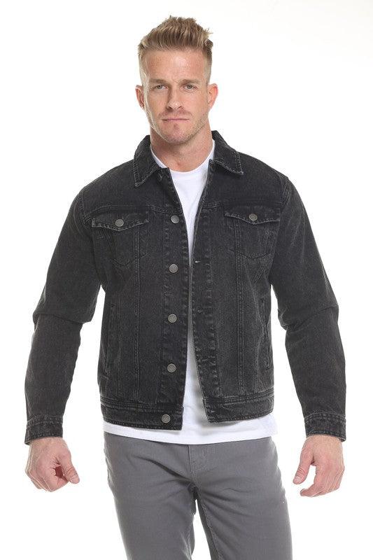 Men's Denim Jacket - Three Mad Hatters Mercantile 