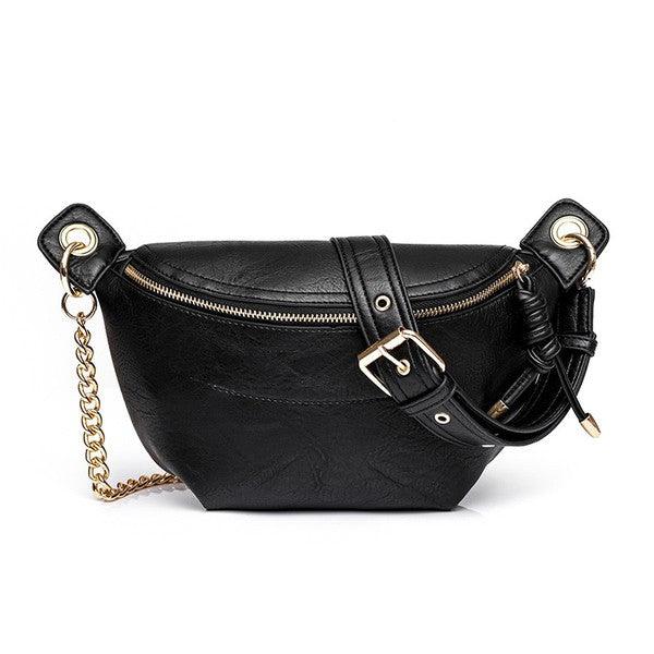 Luxe Convertible Sling Belt Bum Bag - Three Mad Hatters Mercantile 