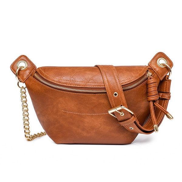 Luxe Convertible Sling Belt Bum Bag - Three Mad Hatters Mercantile 