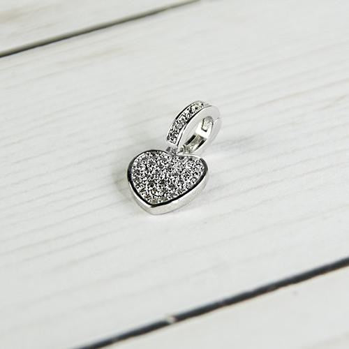 Love Necklace Heart Necklace Silver OS 