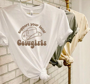Support Your Local Cowgirls Graphic Tee
