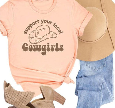 Support Your Local Cowgirls Graphic Tee