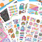 Girl Power School Sticker Set 412-Count Assorted Planner Stickers   