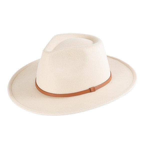 Classic Suede Felt Fedora - Three Mad Hatters Mercantile 