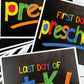 First & Last Days of School Photo Prop Signs Prop Signs   