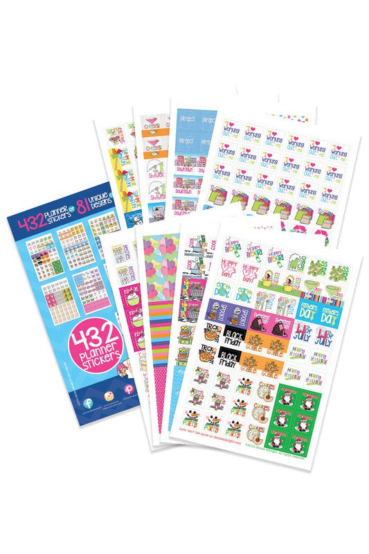 Every Gal Planner Sticker Set 432-Count Assorted Planner Stickers Every Gal One Size 