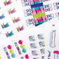 Get it Done Planner Sticker Set 342-Count Assorted Planner Stickers   